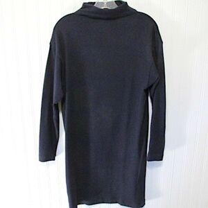 Dark Blue Knit Sweater Dress, Size XS